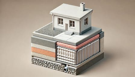 УШП для дома из газобетона 8×8 м